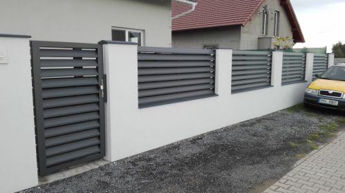 Okenicové (lamelové) hliníkové ploty