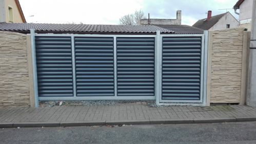 Okenicové (lamelové) hliníkové ploty